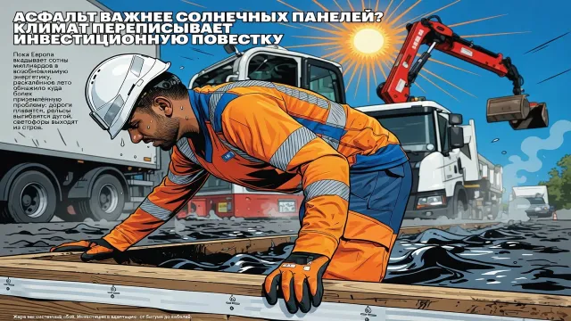 Асфальт важнее солнечных панелей? Климат переписывает инвестиционную повестку